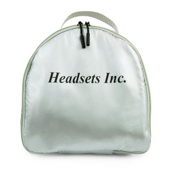 Gepolsterte Headset-Tasche (silbernes Ripstop-Nylon)